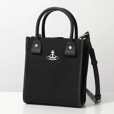 Vivienne Westwood Teddy Small Tote Crossbody Handbag Women's Bag, N401/Black