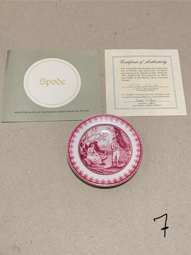 Franklin mint spode miniature - mint,,