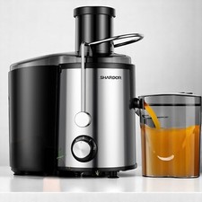 Centrifugal Juicer Machine 800W Stainless Steel Juicers 3 Speed Control 3" Wide