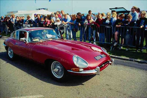 Metal sign 652039 red - jag, e
