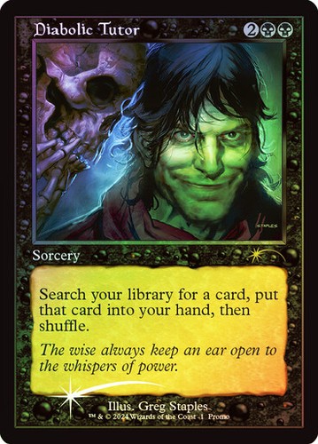 Foil diabolic tutor - diabolic, ~