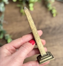 Vintage Brass Obelisk