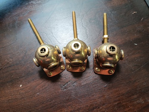 Vintage brass deep sea diving - brass,