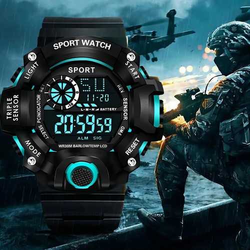 Mens watches big - watches, military