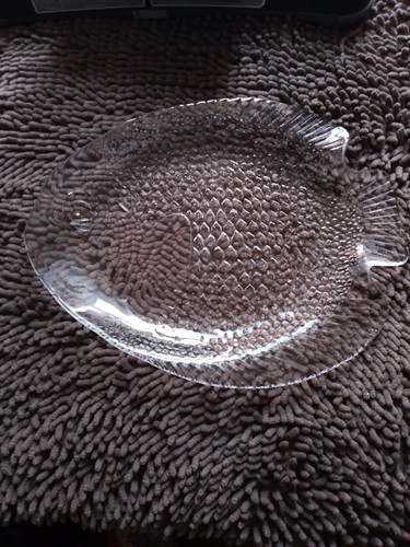 Clear glass fish shaped - clear, fish-shaped