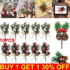 10X Christmas Artificial Pine