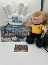 Star Trek Collectors Gift Lot. Kirk, Next Gen, Pezz, Plush, Vintage Cards