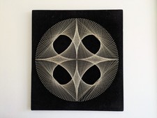 Vintage Nail & String Wall Art