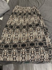 Wallis geometric ikat midi