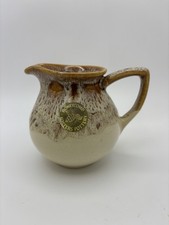 Fosters Pottery  Small Blonde Honeycomb Glaze Pouring Jug/  Creamer 