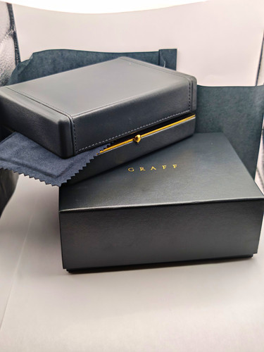 Graff black leather velvet - leather,