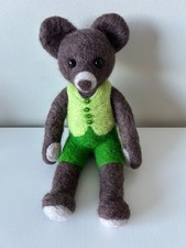 Needle-felted animal bear