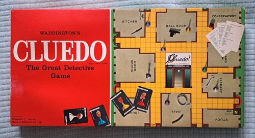 Vintage cluedo board game - vintage,