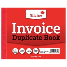 Silvine Duplicate Invoice Book