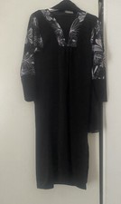 Girls Black Abaya Jilbab And Scarf