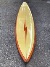 1975 Gerry Lopez Lightning Bolt Surfboard POSTER 24 X 18" Wall Art