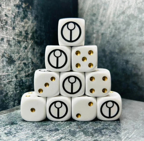 Tau custom inspired dice - tau,,
