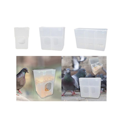 Pigeon food dispenser aviary - pigeon, dispenser,