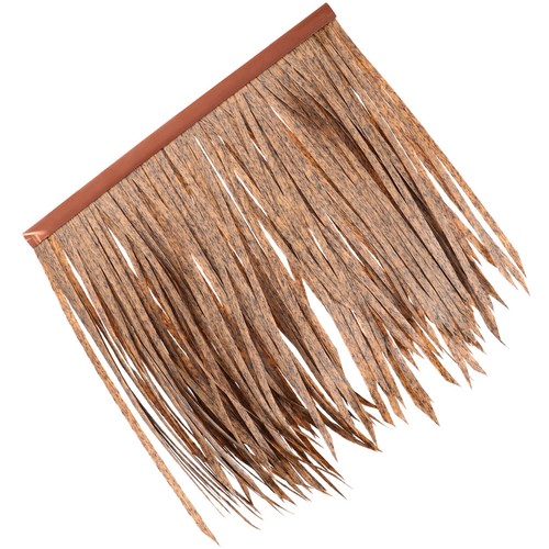 Light brown garden - brown, thatched