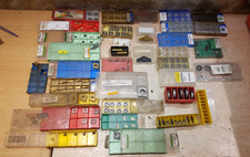 Joblot of 197 Carbide Tips / Inserts, Iscar, Widia, Kennametal, Mitsubishi