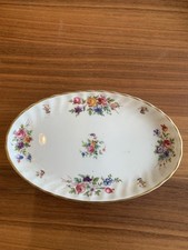 Bone China Trinket Dish By Minton With Marlow  Floral Design.