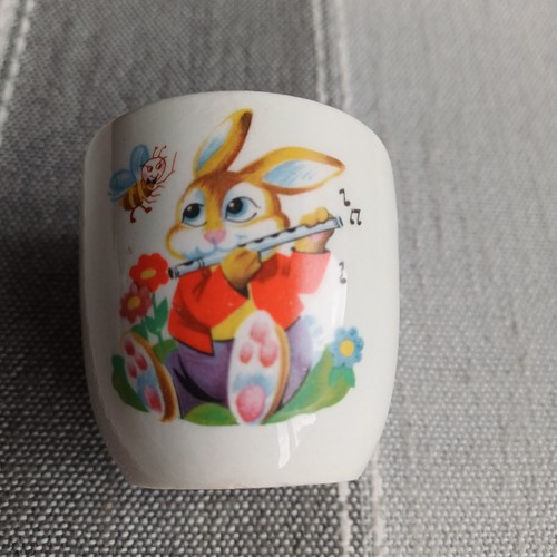 Egg cup musical - musical, rabbit