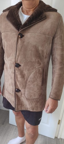 Vintage sheepskin coat - coat,