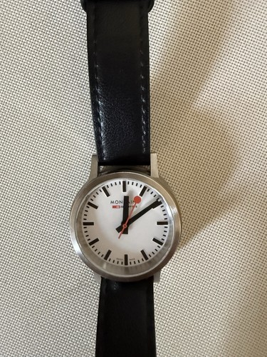 Mondaine men stop2go 34mm - men's,