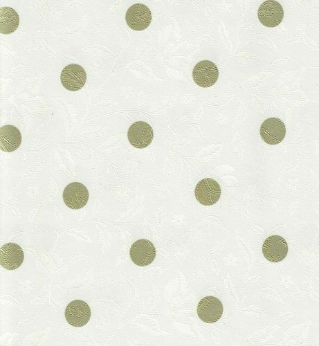 Wipe clean tablecloth polka - clean,