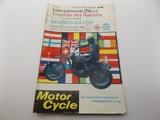 1966 MOTOCROSS PROGRAMME 11/9/66 BRANDS HATCH INTERNATIONAL 250cc TROPHEE NATION
