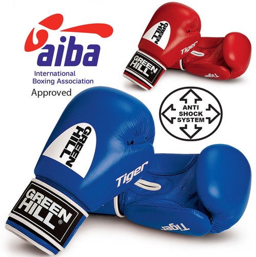 Green hill boxing glove - hill, tiger