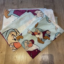 Disney Snow White ‘grumpy In Bed’ Reversible Double Bedding Duvet Set 