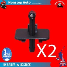 2X Front Windscreen Washer Jet