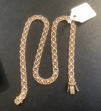 9ct yellow gold necklace 40cm