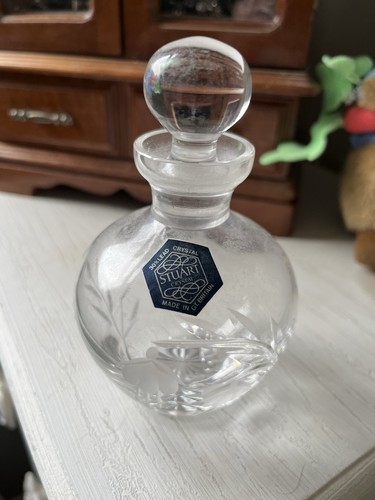 Stuart crystal perfume bottle - perfume,