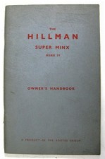 HILLMAN SUPER MINX Mark IV Car