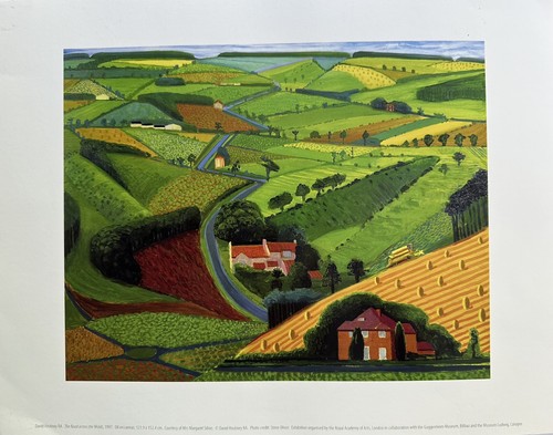 David hockney road across - ‘road,