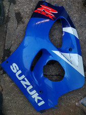 Suzuki SRAD 600 GSXR600 33E00 1996 - 2000 Left Side Fairing Blue / White
