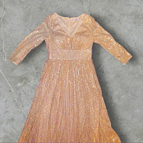 Lunbol gold sequin - sequin, maxi