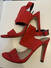 Red High Heels Zara Size 4