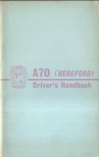 Austin A70 Hereford Saloon Pick Up & Countryman original Handbook No. 97H 775M 