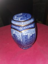 Vintage Ringtons Ltd Tea Merchants Hexagonal Lid Tea Caddy UK Cathedrals