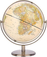 Exerz Antique Desktop Globe Educational All Direction 360° Rotating Dia 20CM 
