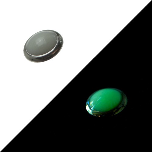 Luminous dot bead peral green