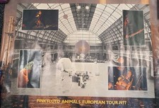 PINK FLOYD ANIMALS ORIGINAL  1977  TOUR POSTER VG