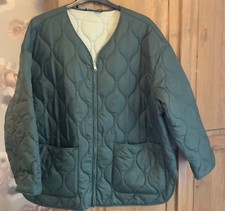 Zara green lightly padded