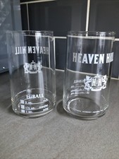 2 Heaven Hill Kentucky Straight Bourbon Hiball Whiskey Glasses With Measure Mark