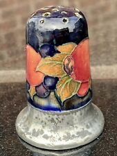 1920 Moorcroft Pomegranate Pattern Liberty & Co TUDRIC Pepper Pot