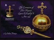 Guernsey Alderney 2003 50th Anniv of Coronation SG MSA203 MNH