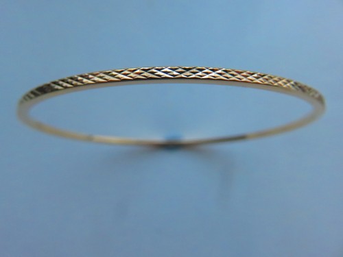 Gold slave bangle 2mm - gold,
